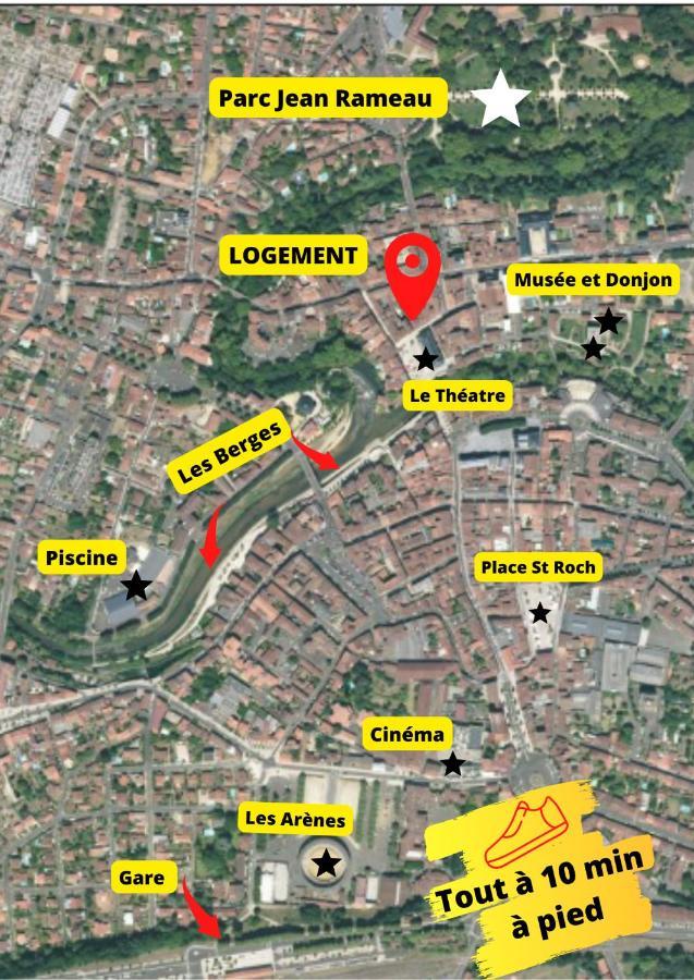 Apartamento Le Wlerick 2 - Hyper Centre - Au Calme - Wifi Mont de Marsan Exterior foto