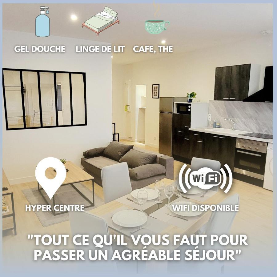 Apartamento Le Wlerick 2 - Hyper Centre - Au Calme - Wifi Mont de Marsan Exterior foto